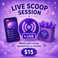 🔴 Live Scoop Session (COMING SOON!)