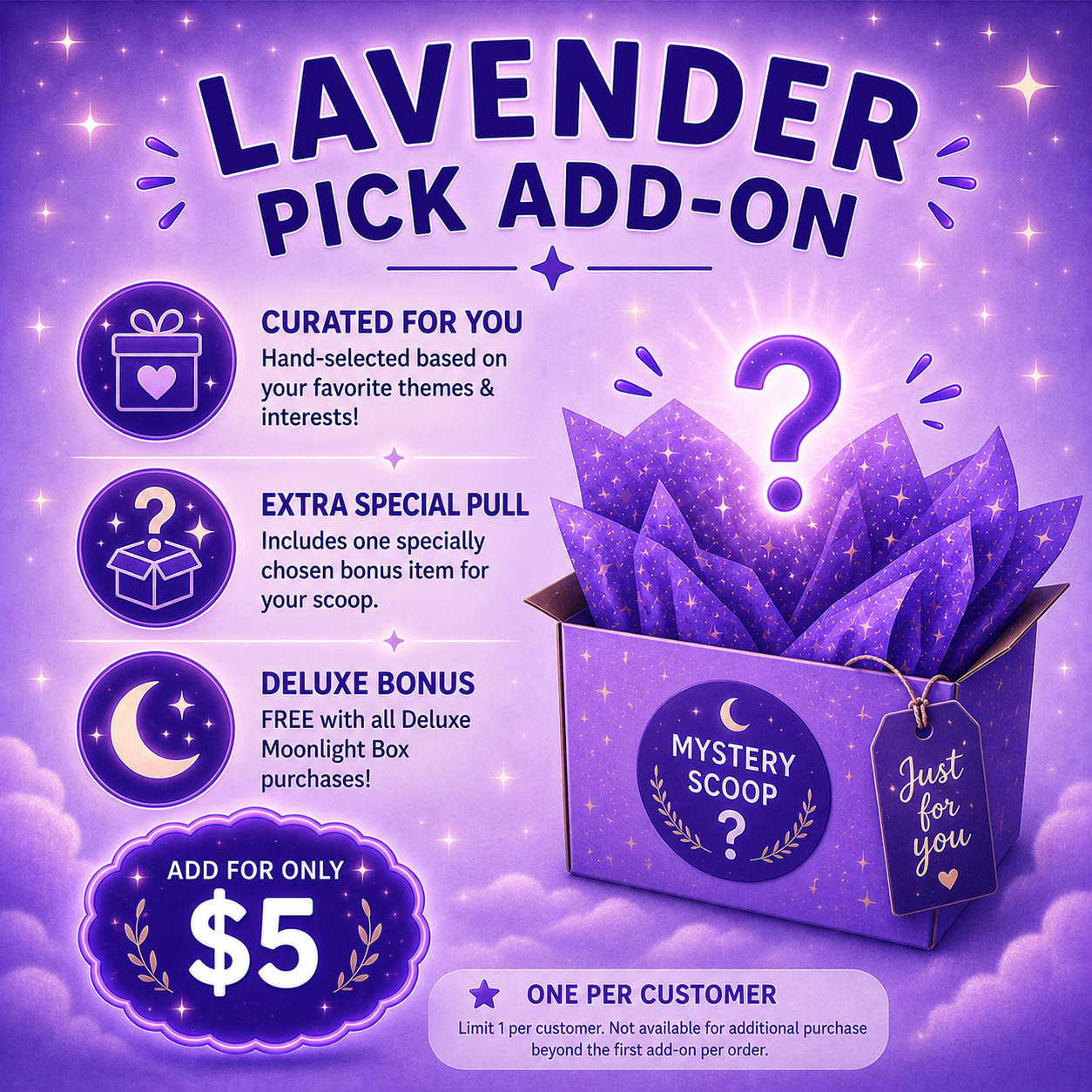💜 Lavender Pick Add-On